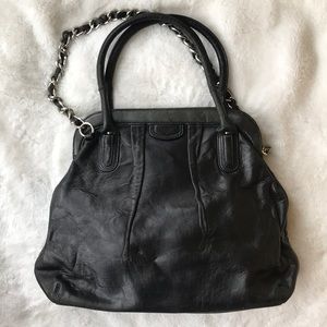 Banana Republic Chainlink Leather Tote